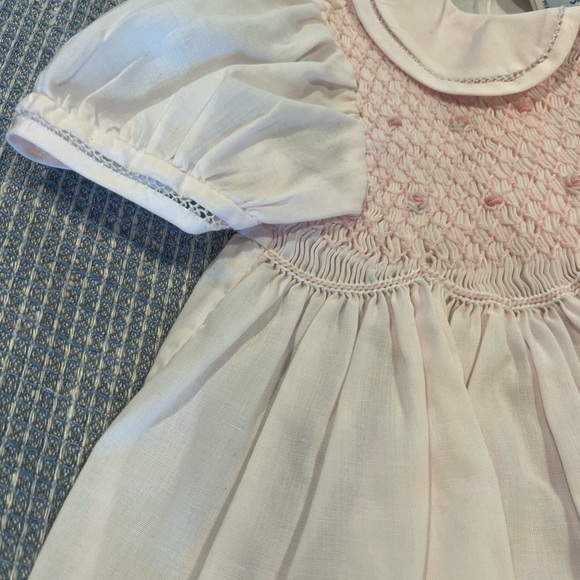 Charming Pink Kids Matching Set with Delicate Details - Picture 3 of 3